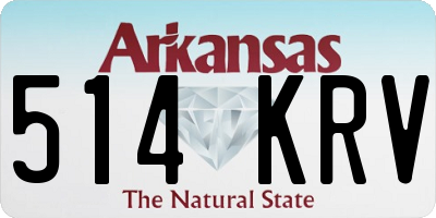 AR license plate 514KRV