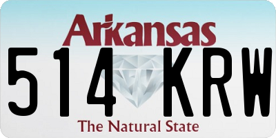 AR license plate 514KRW