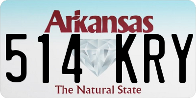 AR license plate 514KRY