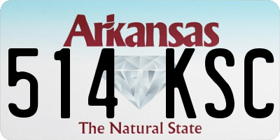 AR license plate 514KSC