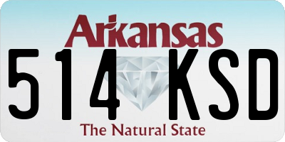 AR license plate 514KSD
