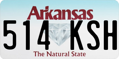 AR license plate 514KSH