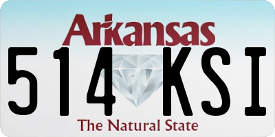 AR license plate 514KSI