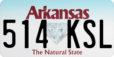 AR license plate 514KSL