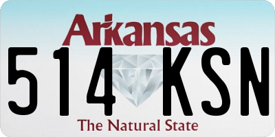 AR license plate 514KSN