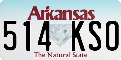 AR license plate 514KSO