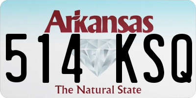AR license plate 514KSQ