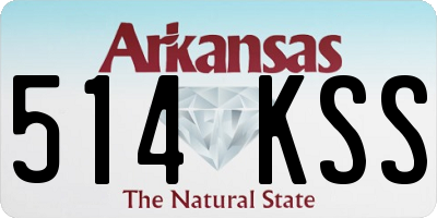 AR license plate 514KSS