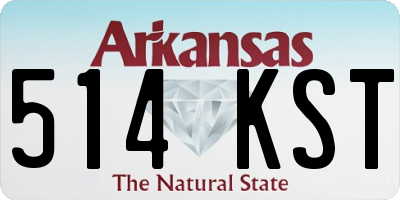 AR license plate 514KST