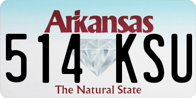 AR license plate 514KSU