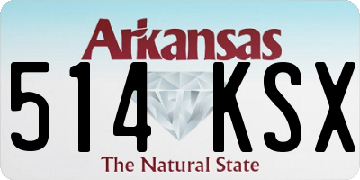 AR license plate 514KSX