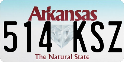 AR license plate 514KSZ
