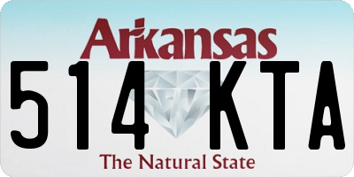 AR license plate 514KTA
