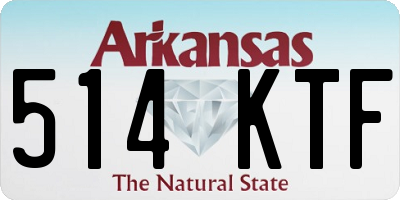 AR license plate 514KTF
