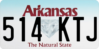 AR license plate 514KTJ