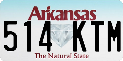 AR license plate 514KTM