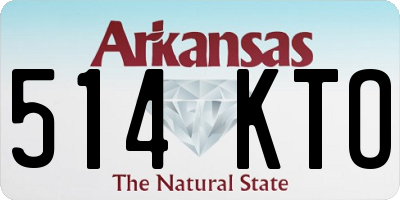 AR license plate 514KTO