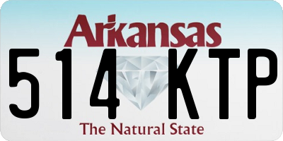 AR license plate 514KTP