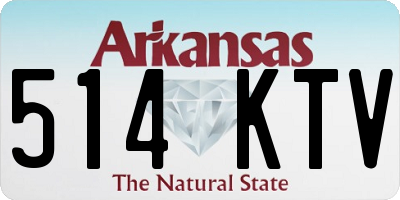 AR license plate 514KTV
