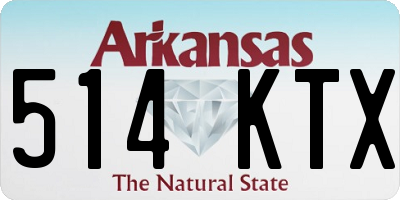 AR license plate 514KTX