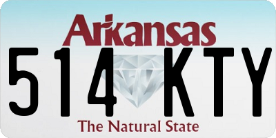 AR license plate 514KTY