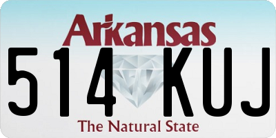 AR license plate 514KUJ
