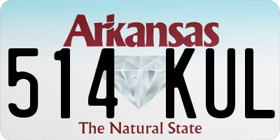 AR license plate 514KUL
