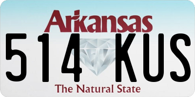 AR license plate 514KUS