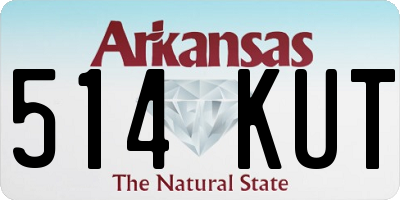 AR license plate 514KUT