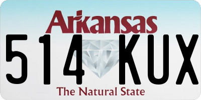 AR license plate 514KUX