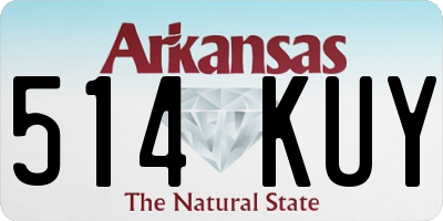 AR license plate 514KUY