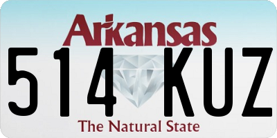 AR license plate 514KUZ