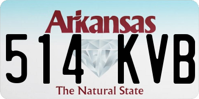 AR license plate 514KVB