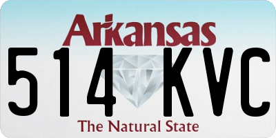 AR license plate 514KVC