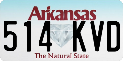 AR license plate 514KVD