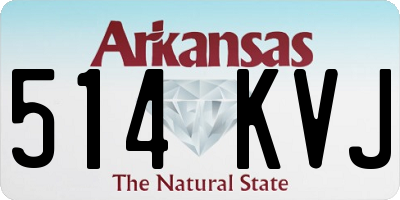 AR license plate 514KVJ