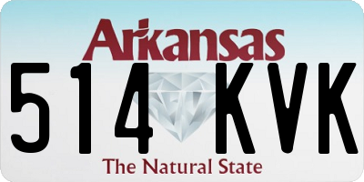 AR license plate 514KVK