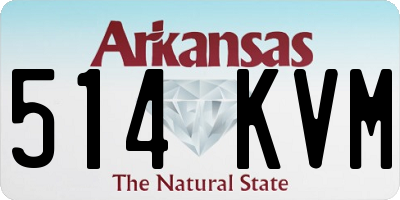 AR license plate 514KVM