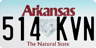 AR license plate 514KVN