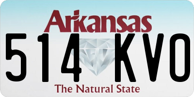 AR license plate 514KVO