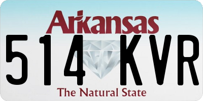 AR license plate 514KVR