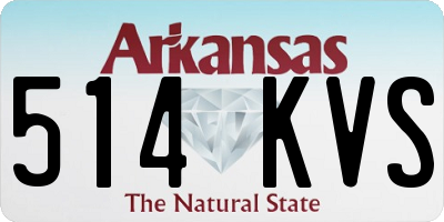 AR license plate 514KVS