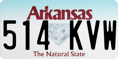 AR license plate 514KVW