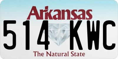 AR license plate 514KWC