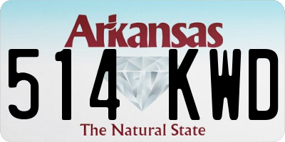 AR license plate 514KWD