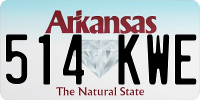 AR license plate 514KWE