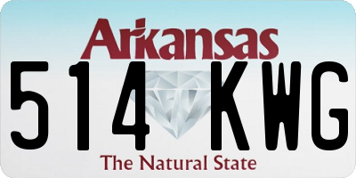 AR license plate 514KWG