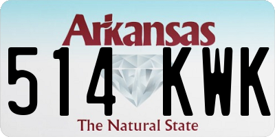 AR license plate 514KWK