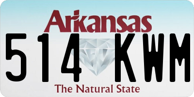 AR license plate 514KWM