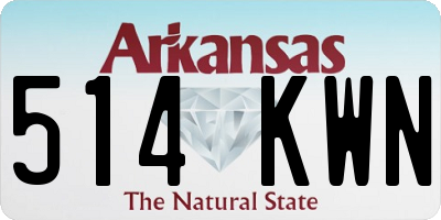AR license plate 514KWN